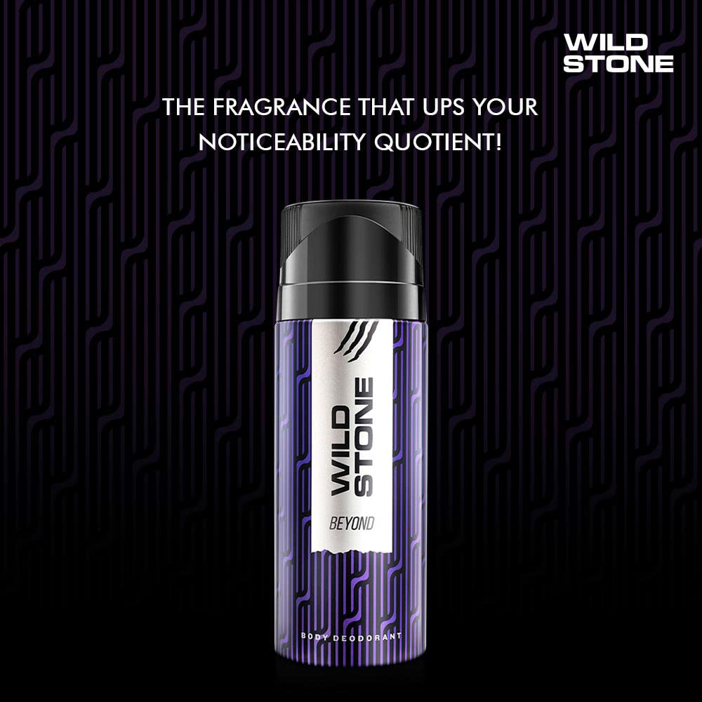 Wild Stone Classic Cologne & Beyond Deodorant for Men - Long Lasting Fragrance, 225ml + 150ml Twin Pack | Fresh Scent for Daily Use, Gym & Office