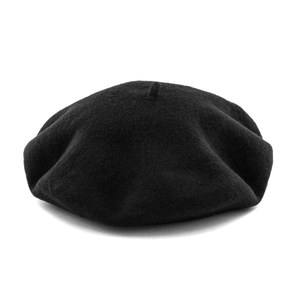 Vintage Wool Beret Hat for Women - Warm Winter Beanie Cap - Classic Plain Design for Girls & Ladies - Perfect for Cold Weather, Fashion Outfits & Holiday Gifts