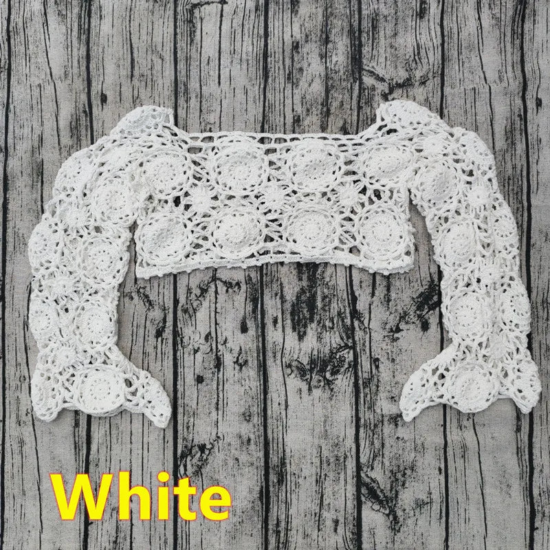 Handmade Crochet Bikini Set for Women - Boho Sexy Swimwear Cover Up with Matching Swim Trunks | Perfect for Beach Vacations, Pool Parties & Summer Music Festivals