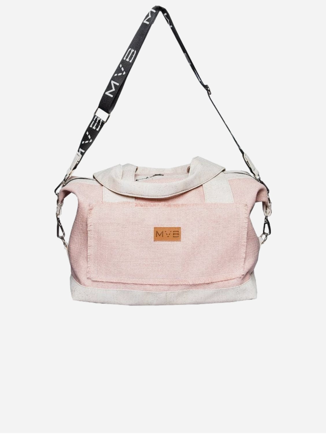 Women's Summer Cork Shoulder Bag - Soft Pink Handbag for Weekend Outings, Beach Trips & Casual Fashion | Lightweight & Stylish