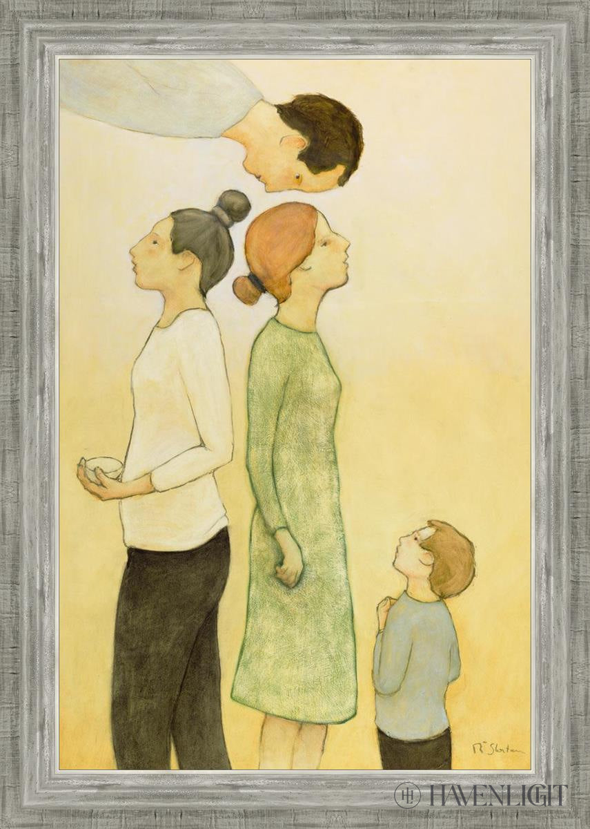 Duet Observed - Romantic Couple Painting by Rick Shorten | Perfect for Valentine's Day Gifts, Anniversary Presents & Home Decor