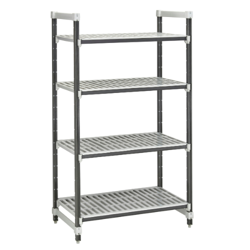 Cambro EXU182464V4 Camshelving Elements XTRA 4-Tier Stationary Starter Unit, 18