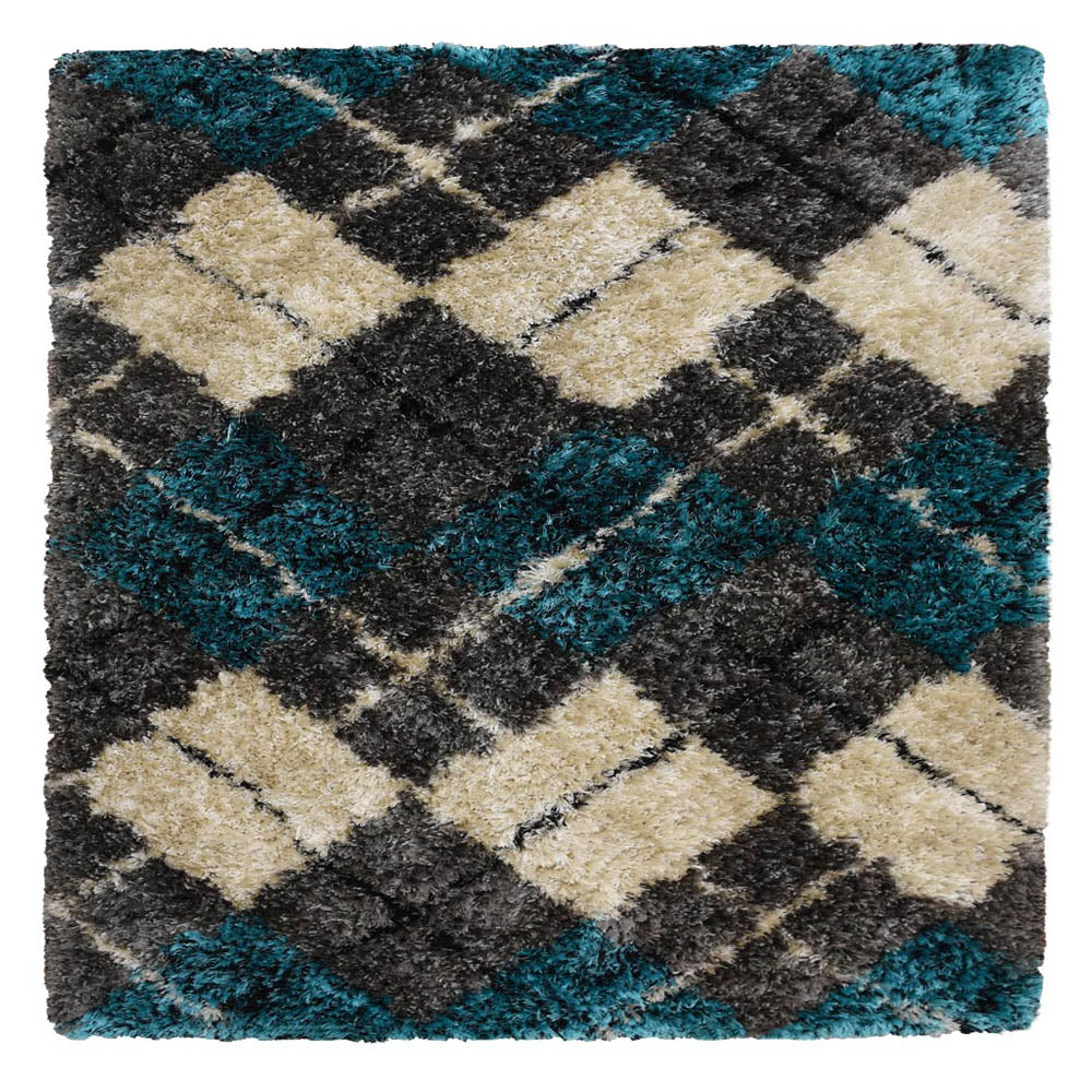Facet Hand Tufted Rug - Premium Modern Geometric Area Rug for Living Room, Bedroom & Office - Soft & Durable Home Decor