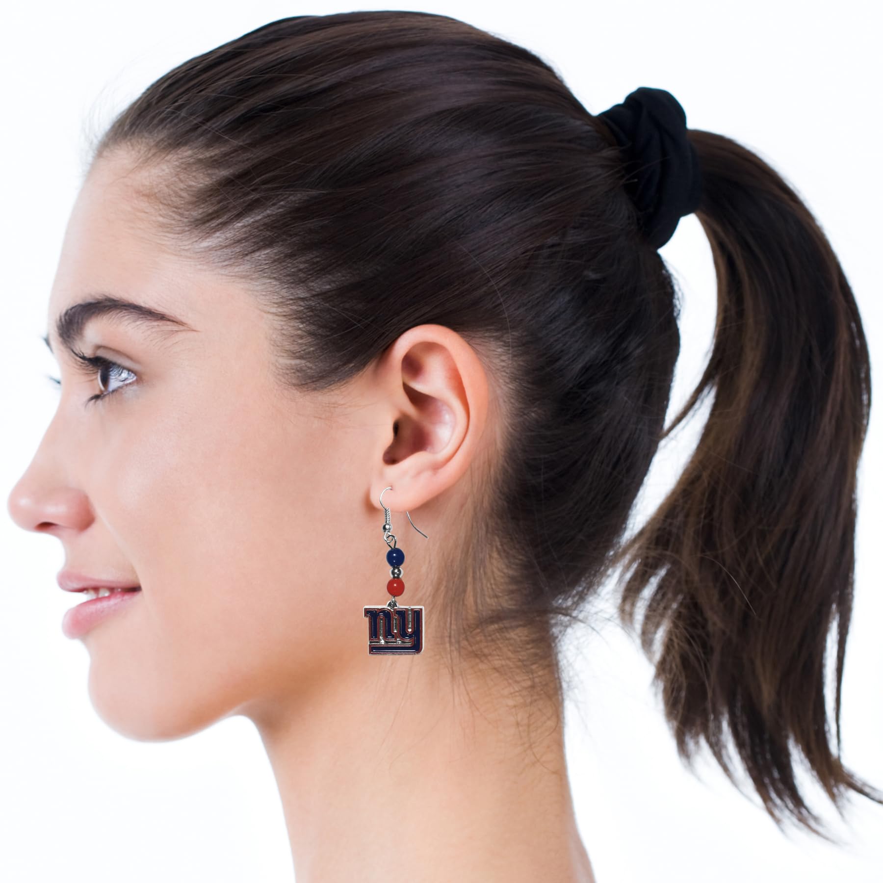 NFL Fan Bead Dangle Earrings for Women - Stylish Football Game Jewelry - Perfect for Game Day, Tailgating & Sports Events
