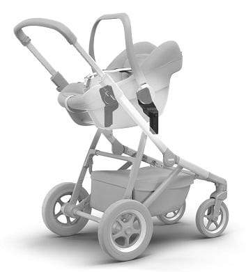 Thule Sleek Car Seat Adapter for Maxi Cosi - Universal Infant Car Seat Carrier - Perfect for Travel, Shopping & Daily Commutes