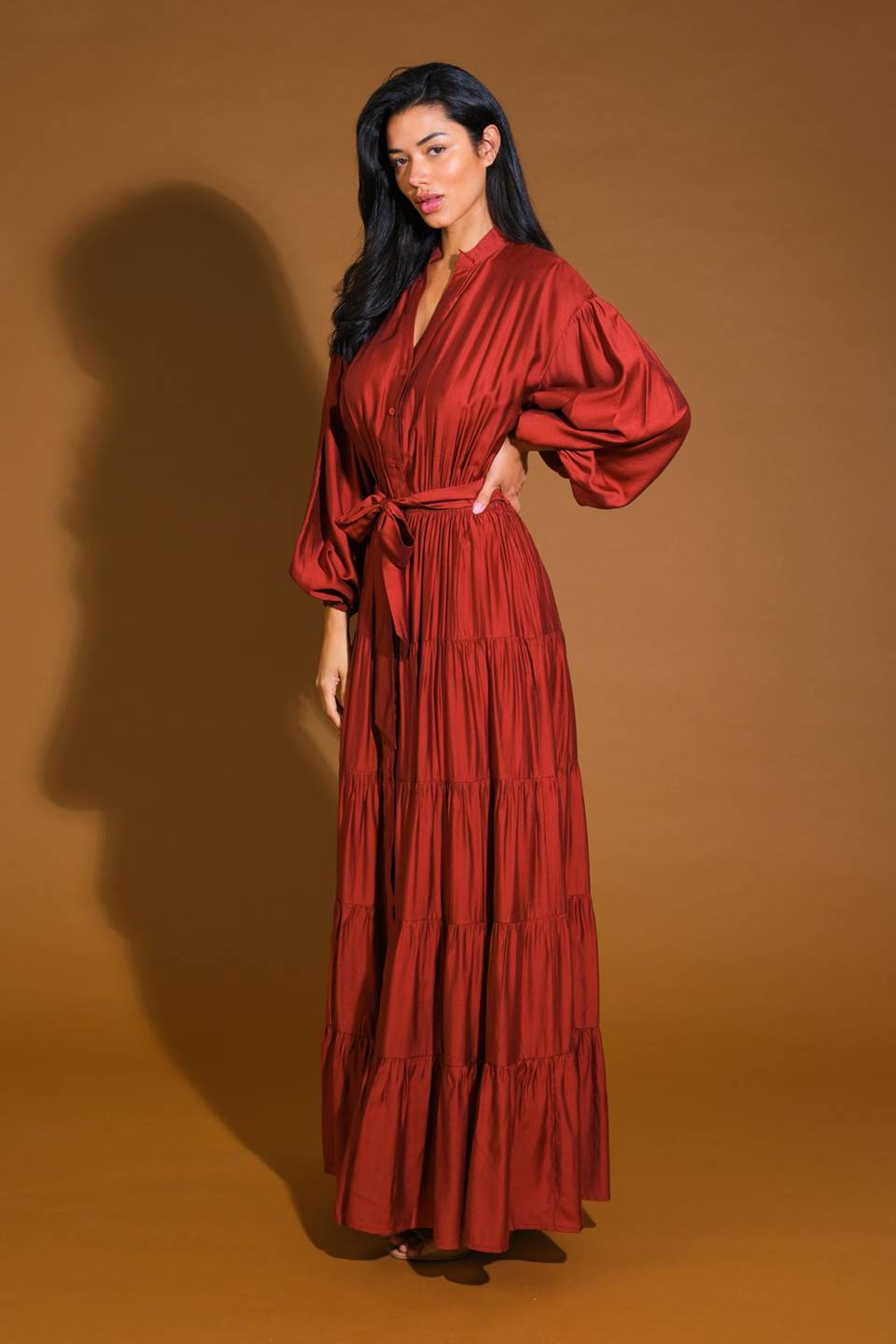 Perfect Potential Woven Maxi Dress - Flowy Summer Beach Dress for Women, Boho Chic Long Dress with Pockets | Ideal for Vacations, Weddings & Outdoor Events