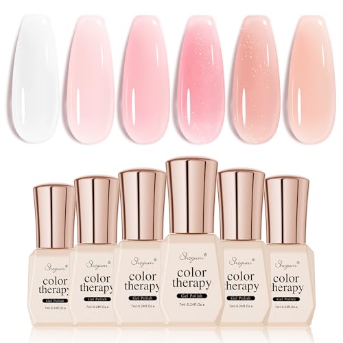 Sheer Pink x Milky White
