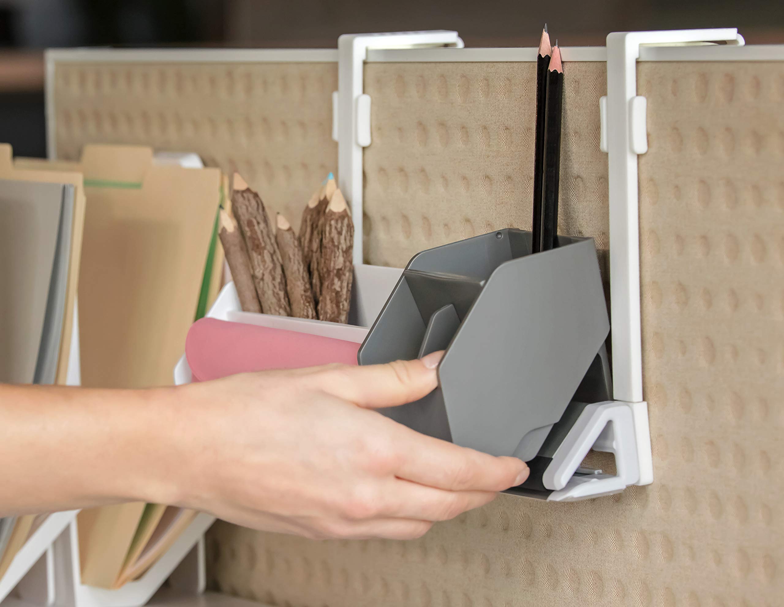 Bostitch Office Konnect Cubicle Hanger Set of 2 - Fits 2-3.5