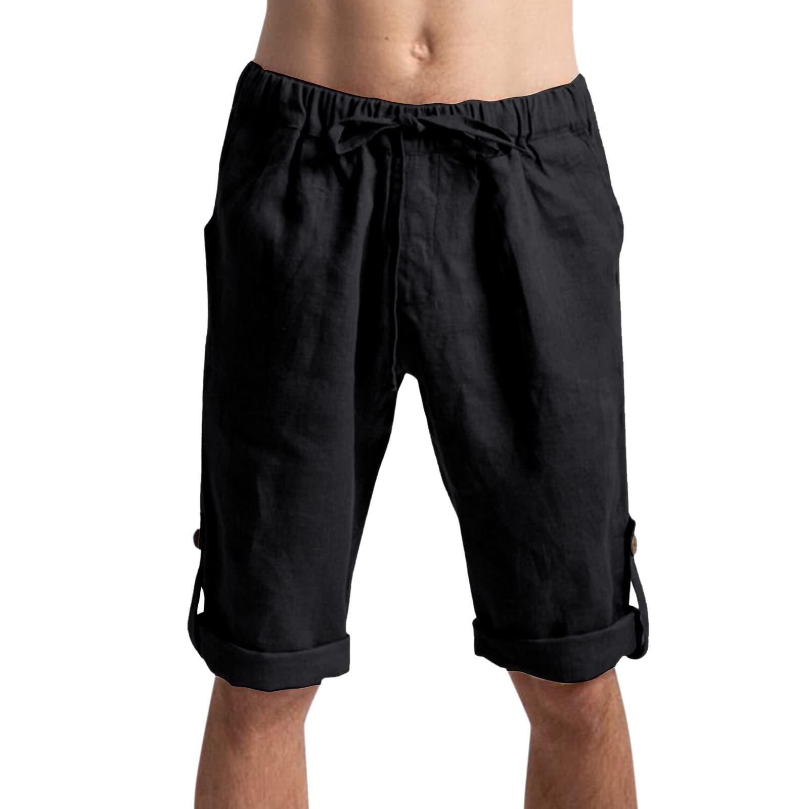 Men's Casual Classic Fit Athletic Shorts - Breathable Cotton Cargo Shorts for Workout, Golf & Summer | Perfect for Beach, Gym & Outdoor Activities