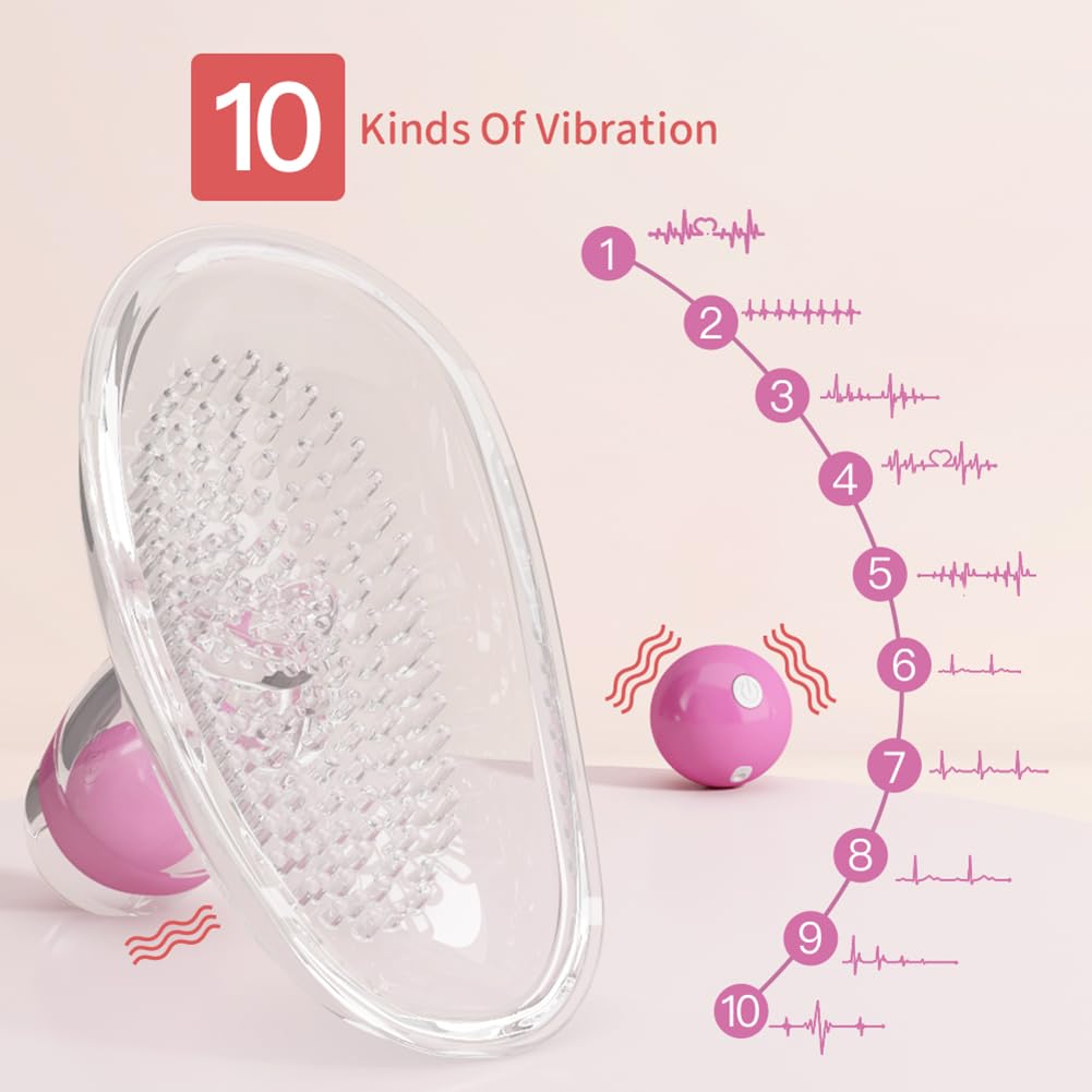 3-in-1 Rechargeable Nipple Vibrator & Clit Sucker - Pink Adult Sex Toy for Women & Couples | Nipple Stimulator, Sucking Massager with Vibrating Clamps | Perfect for Foreplay, Sensual Play & Couples Intimacy