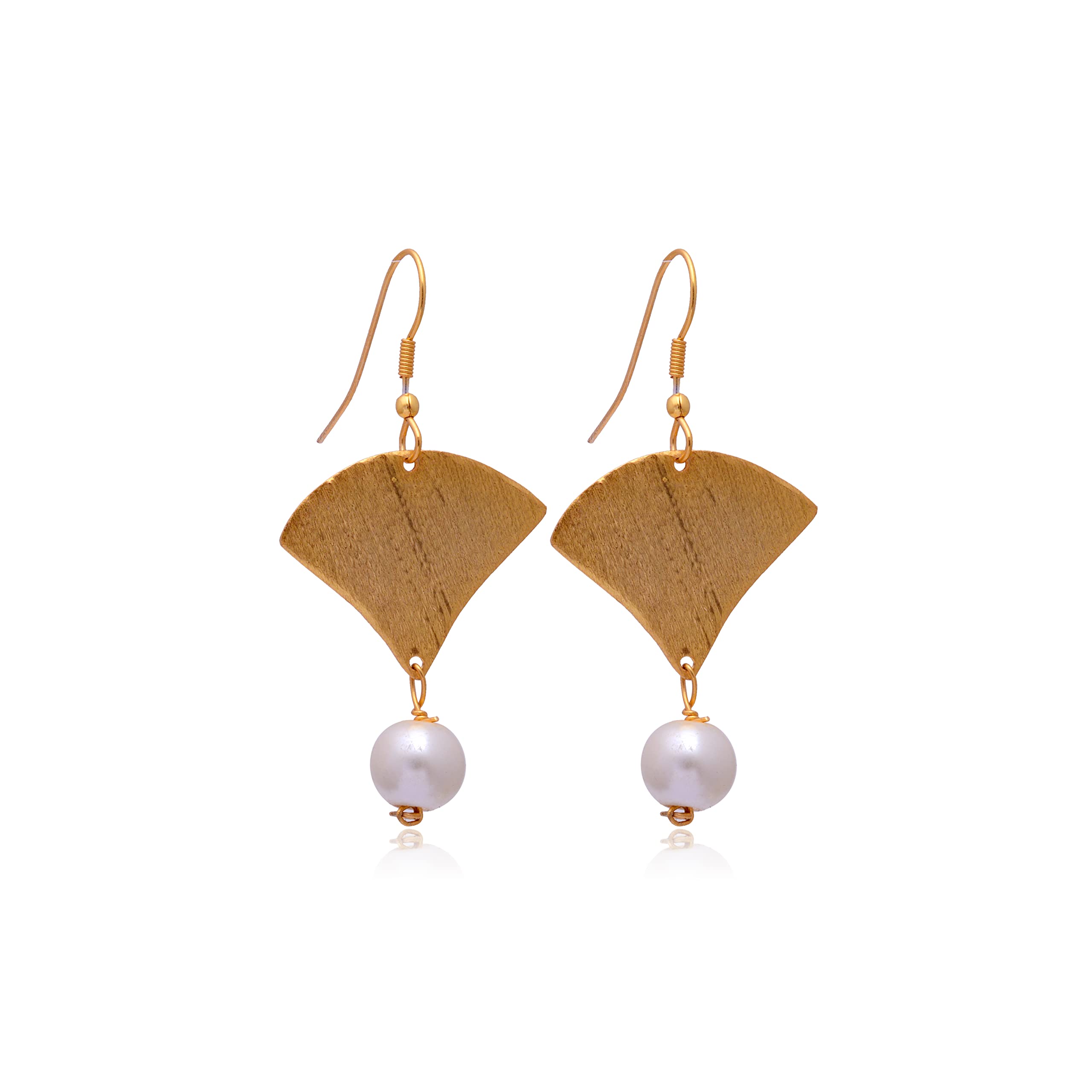 Veracity Jewelry 18K Gold Plated Handmade Dangle Earrings for Women - Elegant Fashion Jewelry Gift for Her - Birthday, Anniversary & Wedding Accessories - VE-602