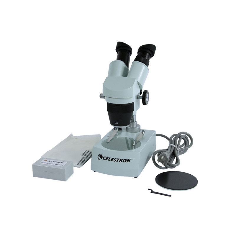 Celestron 20x/40x Advanced Stereo Microscope 44202 - Professional Lab & Educational Microscope for Science, Biology & Hobby Use