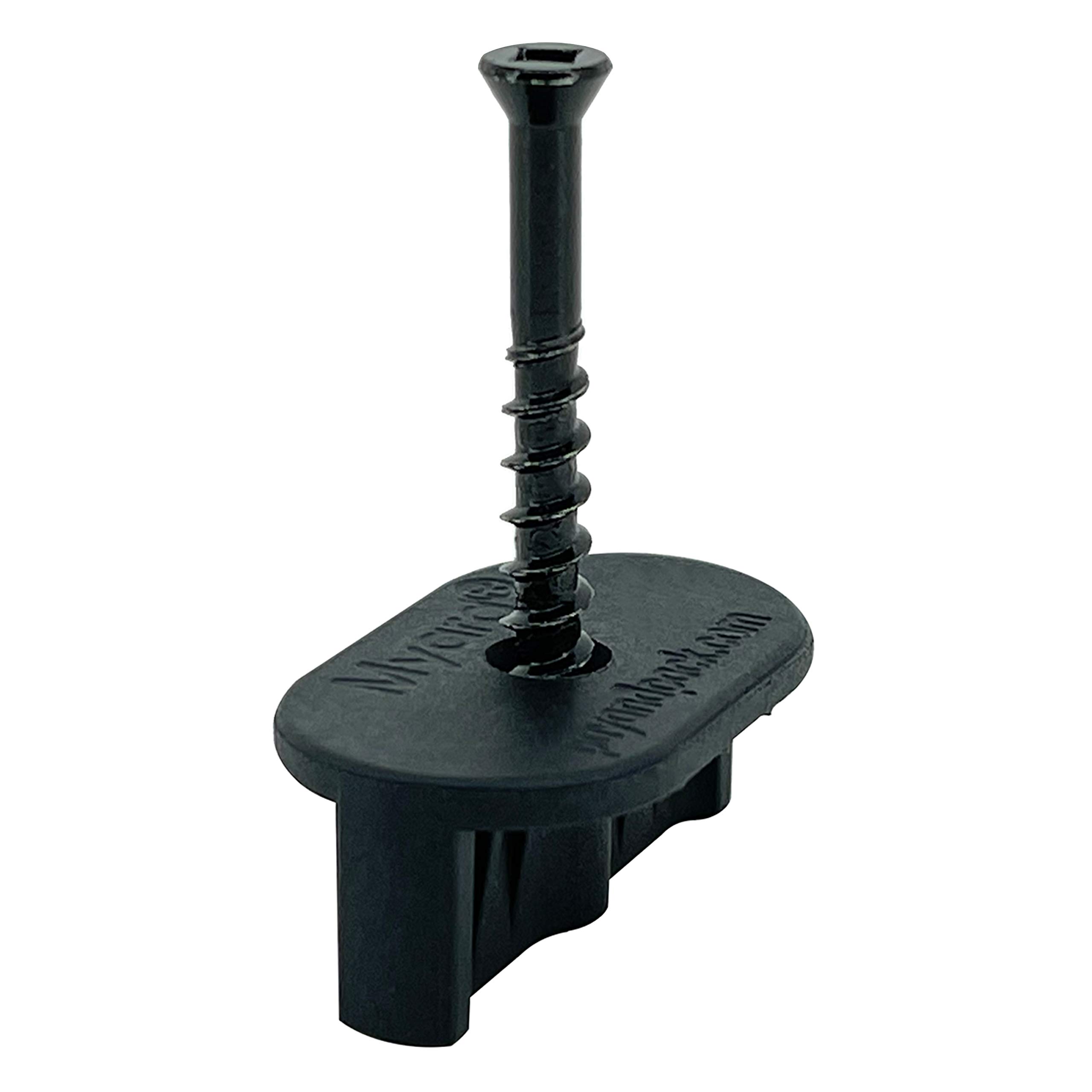 Hidden Deck Fastener Clips for Grooved Composite Decking Boards - 100-Pack with 36 Stainless Steel Starter Clips (Covers 400 SQ.FT) - Secure Decking to Joists - Perfect for DIY Deck Installation & Outdoor Deck Construction Projects