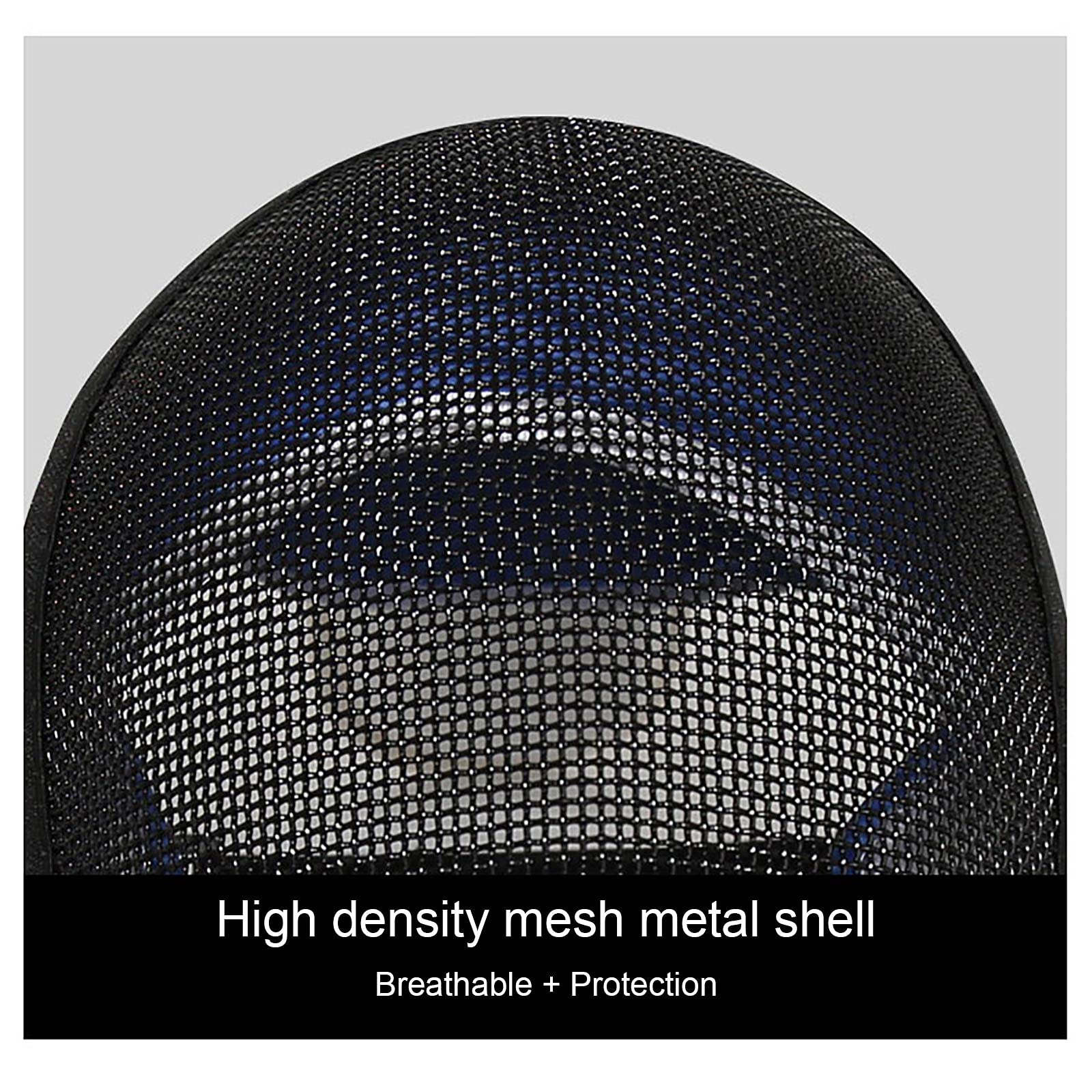 CFA 1600N Certified Fencing Sabre Mask - National Grade Protective Helmet for Fencing | Competition & Training Safety Gear for Sabre Fencers