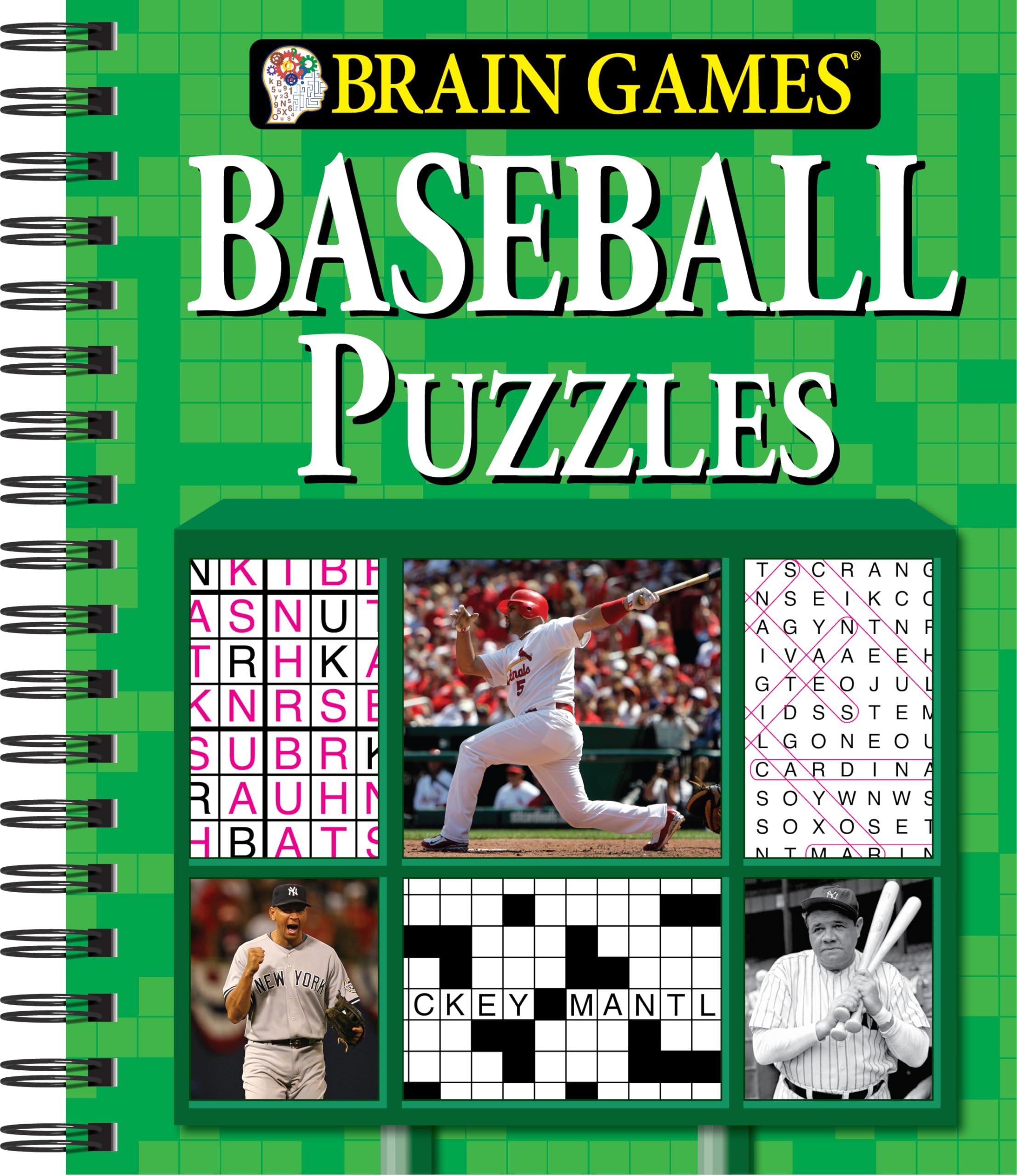 Brain Games - Baseball Puzzles for Kids & Adults | Fun & Challenging Baseball-Themed Logic Puzzles for Family Game Night & Travel