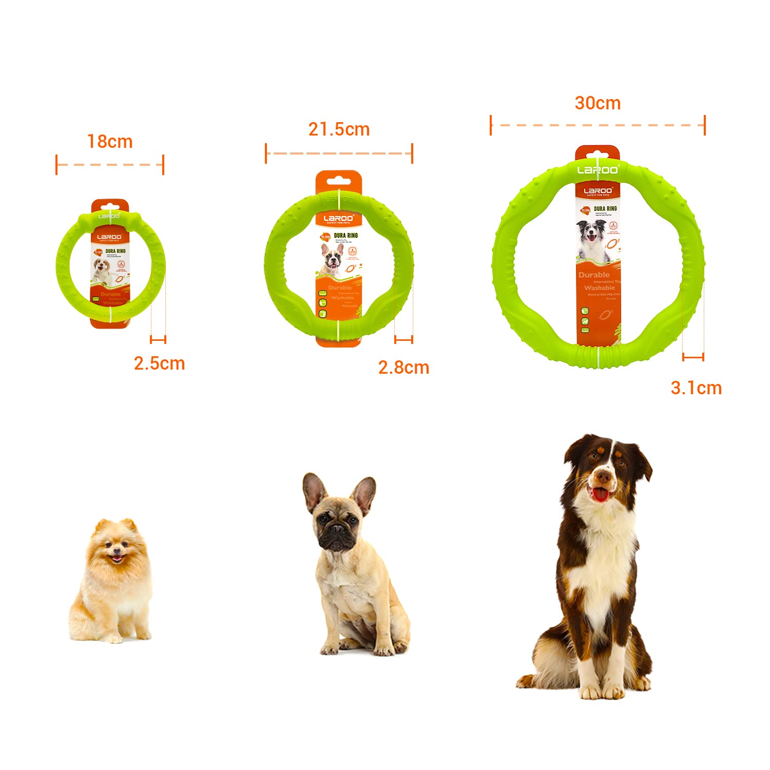 Durable Dog Toys for Aggressive Chewers - Floating Chew Proof Flying Disc & Interactive Tug Toy for Large Dogs - Tough Teething Toys for Puppies & Adult Dogs - Perfect for Outdoor Play, Fetch Games & Tug of War Training