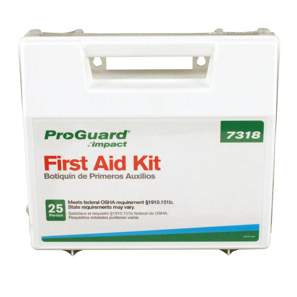 25-Piece First Aid Kit for Emergencies - Essential Medical Supplies for Home, Office, Car & Outdoor Adventures