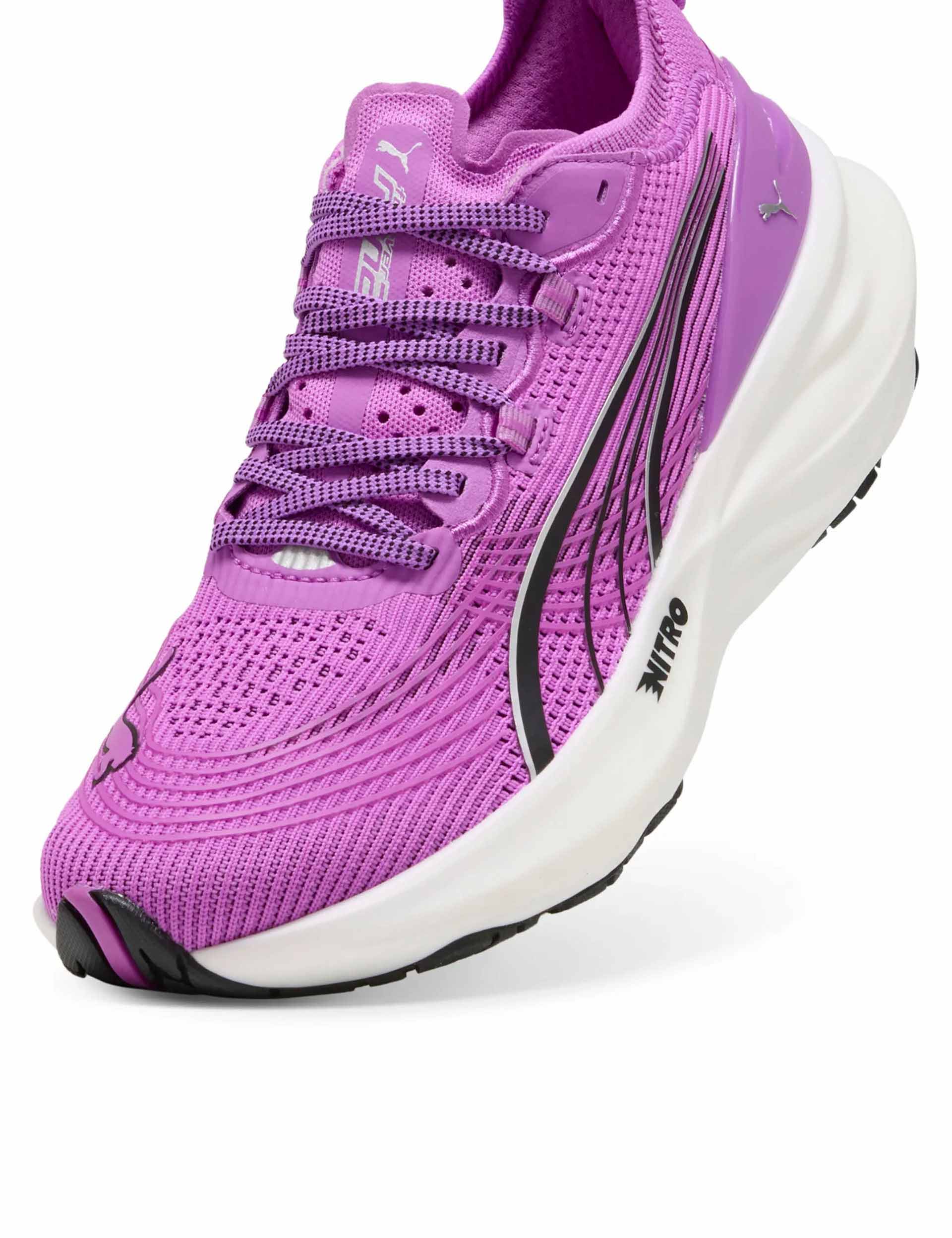 ForeverRun NITRO 2 Running Shoes for Men & Women - Lightweight Cushioned Athletic Sneakers in Pure Magenta/Black - Perfect for Jogging, Gym Workouts & Daily Walking