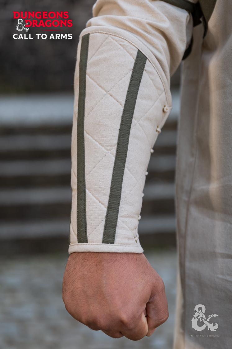 Dungeons & Dragons Cleric Costume Set - Natural/Seaweed Color - Perfect for Cosplay, LARP, and Fantasy Role-Playing Games