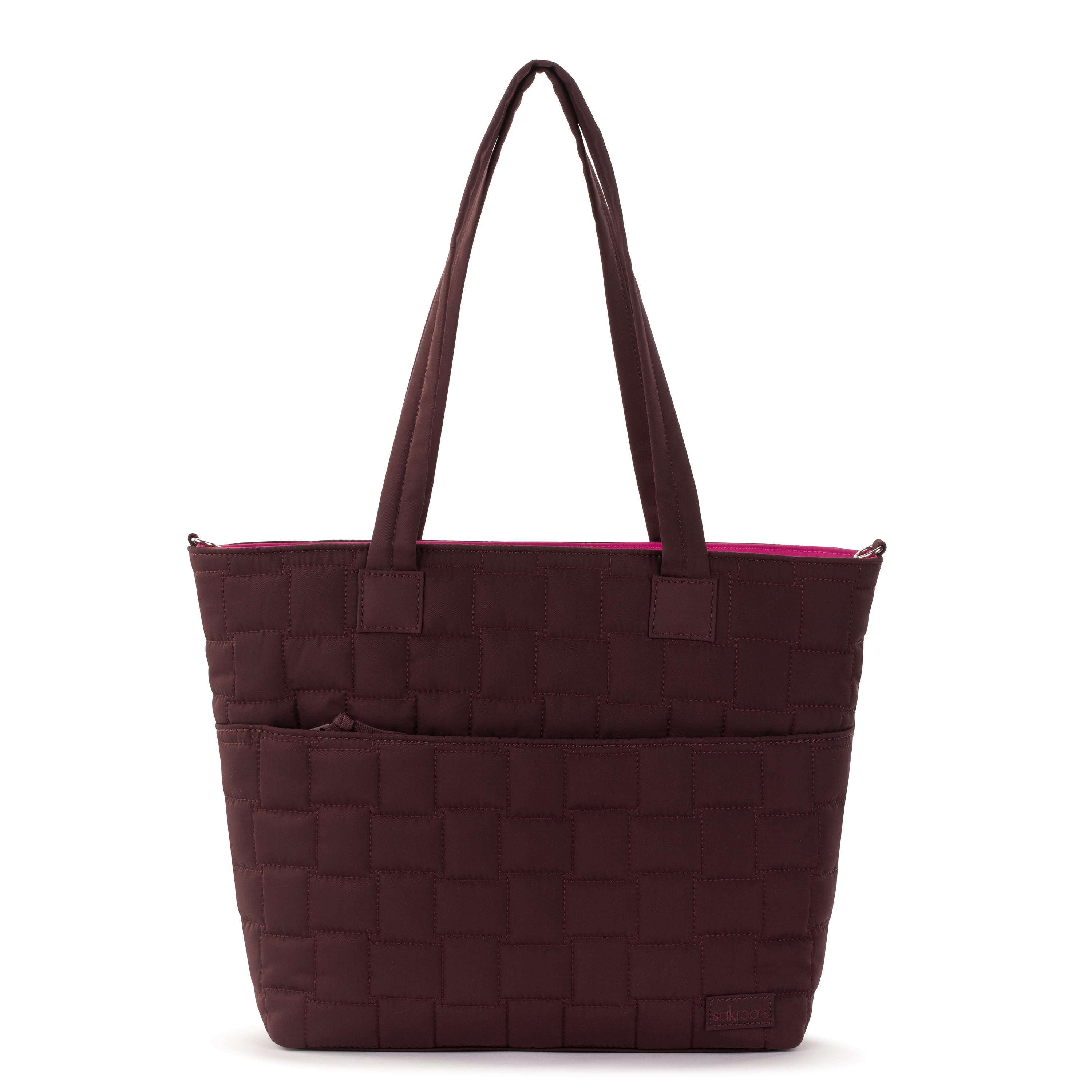 EcoTwill - Black Cherry Woven Quilted