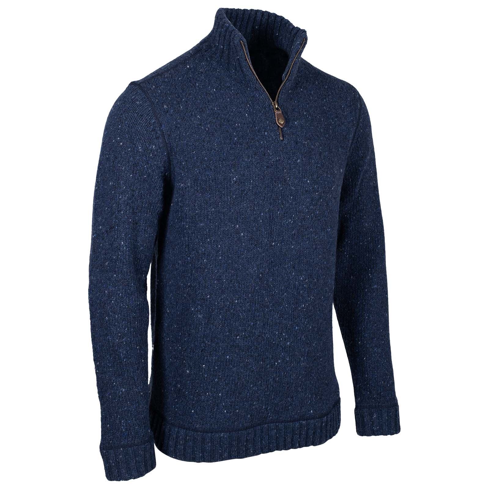 Premium Irish Wool Cumberland Donegal Sweater for Men & Women - Warm, Durable & Stylish Knitwear for Fall, Winter & Outdoor Adventures