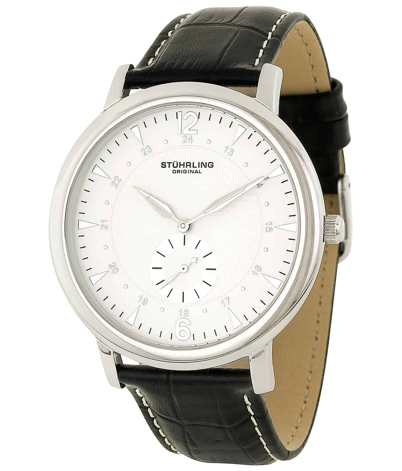 Ascot Pavilion 826 45mm Classic Men's Watch - Luxury Stainless Steel Dress Watch for Business & Formal Occasions | Perfect for Weddings, Office Wear & Special Events