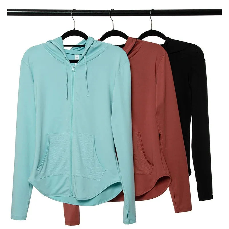 2/3 Piece Women's Yoga Set - Breathable Loose Fit Gym Outfit with Zipper Jacket, Sports Bra & Jogger Pants - Perfect for Yoga, Pilates, Workout & Lounge Wear