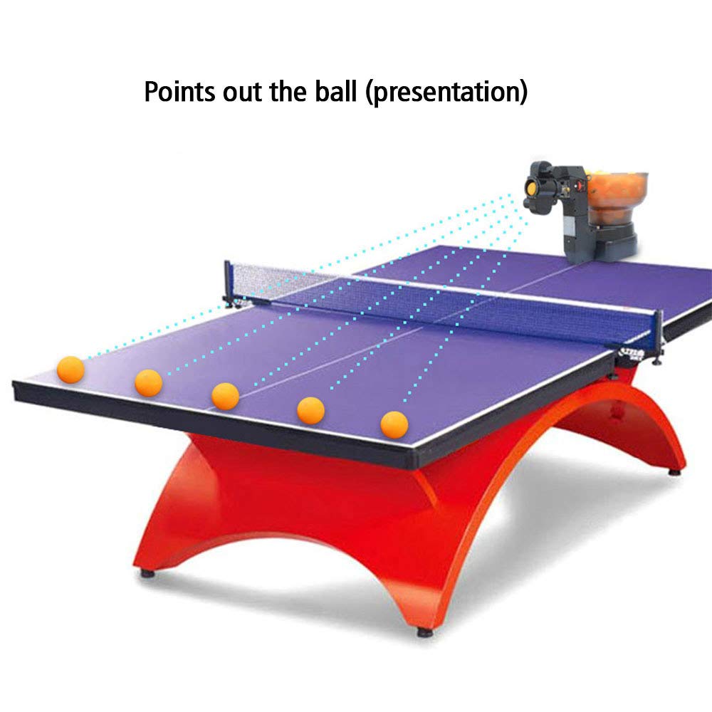 ZXMOTO Automatic Table Tennis Robot - Adjustable Spin, Speed & Frequency for Training | Professional Ping Pong Ball Machine for Home & Club Use | Perfect for Solo Practice & Skill Improvement