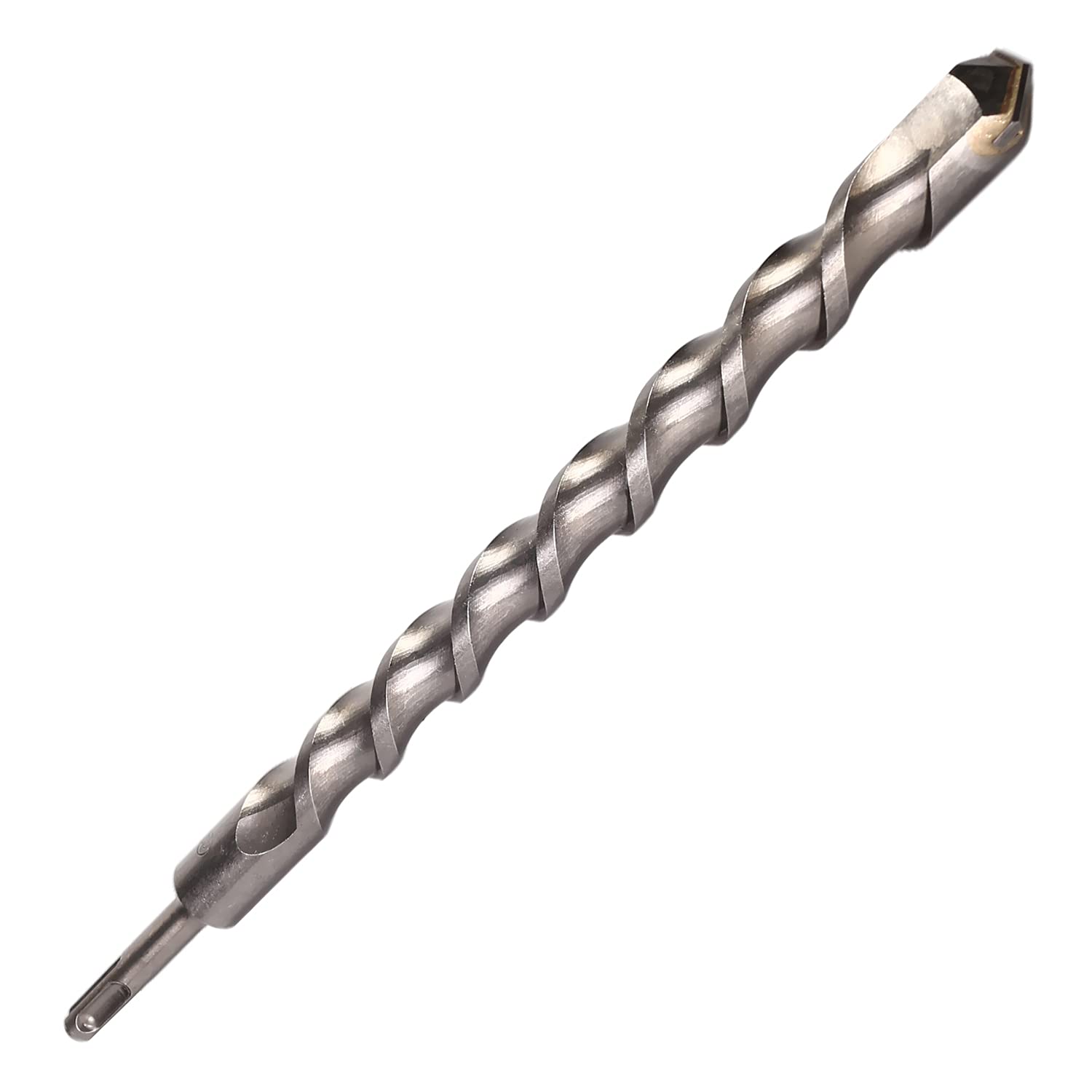 25mm x 350mm Carbide Tipped Masonry Drill Bit with 22mm Round Shank - SDS Plus Compatible for Concrete, Brick & Stone Drilling - Perfect for Construction, Renovation & DIY Projects (1 Piece)