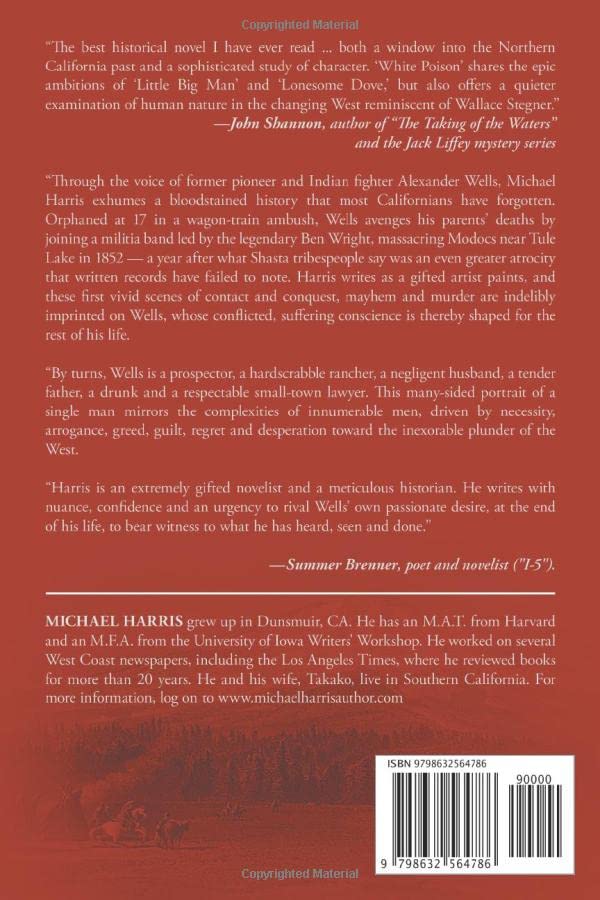 White Poison: A Tale of the Gold Rush - Historical Fiction Novel About California Gold Rush Era - Perfect for Book Clubs & American History Enthusiasts