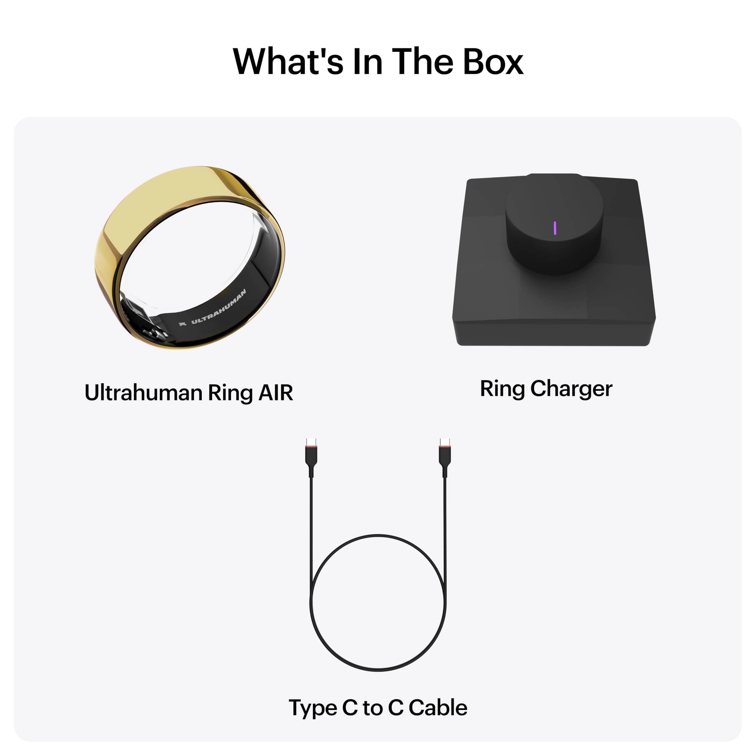 ULTRAHUMAN Ring AIR - Smart Ring for Women & Men with Sleep Tracking, Fitness Tracker, Heart Rate & Activity Monitor | No Subscription Fee | Perfect for Workouts, Sleep Analysis & Daily Health Monitoring