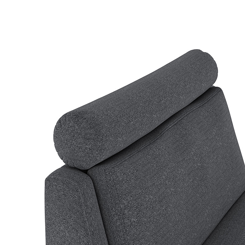 Tobias Modern Style 45W Slipcovered Living Room Chair with Ottoman - Comfortable Lounge Chair for Living Room, Bedroom & Office