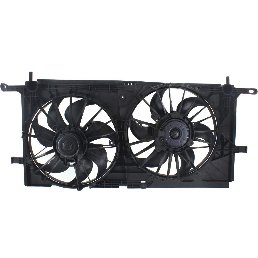 2001-2005 Pontiac Montana Radiator Cooling Fan Replacement - Dual Fan Assembly GM3115137 10427858 - Perfect for Engine Overheating Prevention & Summer Driving