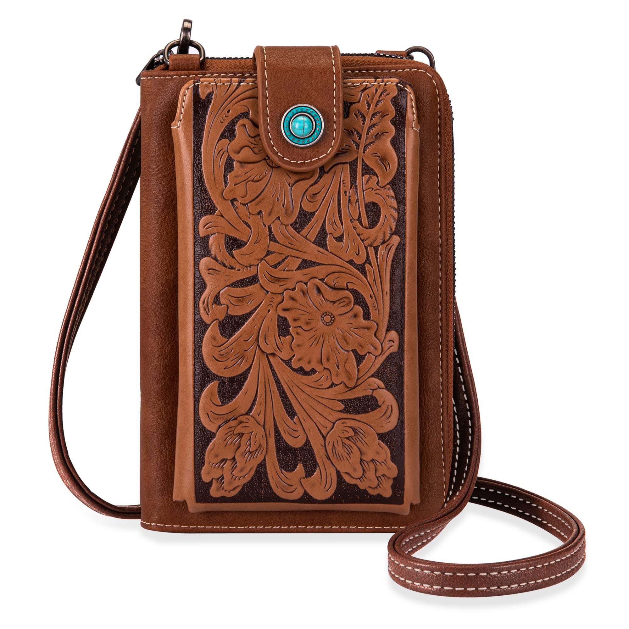 Montana West Small Crossbody Purse for Women - Western Style Phone Bag with Strap | Perfect for Everyday Use, Travel & Outdoor Activities