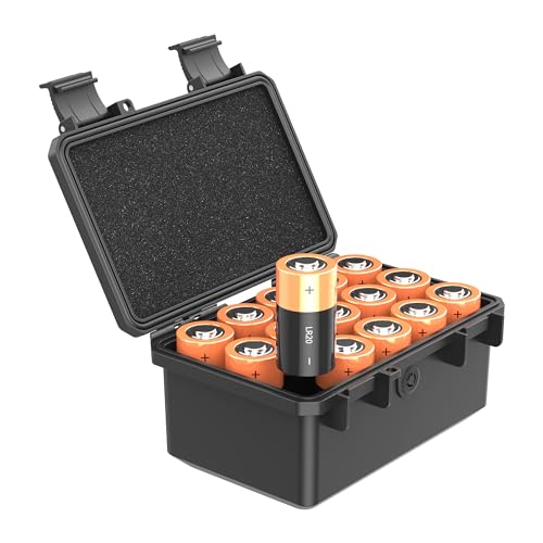15 Slots D Battery Case
