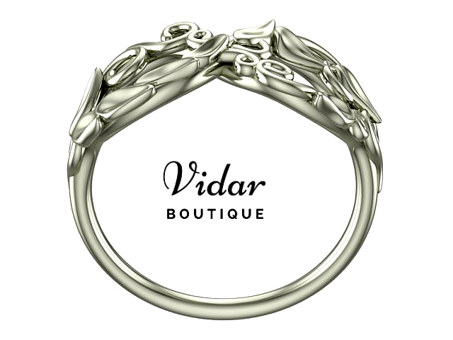 Elegant Infinity White Gold Wedding Band for Women - Timeless Symbol of Eternal Love, Perfect for Engagement, Anniversary & Bridal Jewelry Gifts