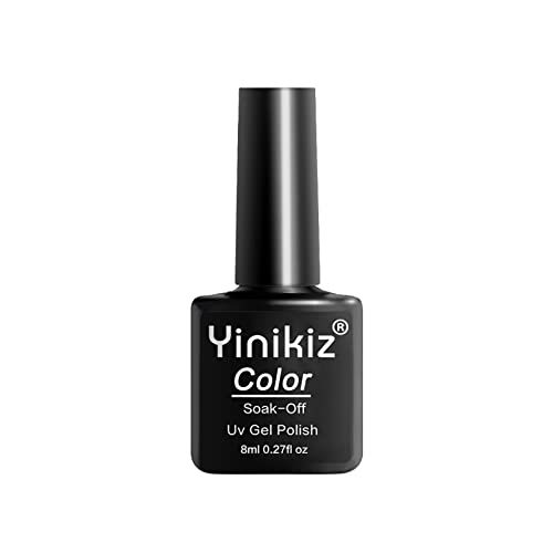 8ML Soak Off Gel Polish Kit - Red LED Nail Manicure Set with Base & Top Coat | DIY Nail Art Gifts for Women | Perfect for Home Salon, Parties & Special Occasions