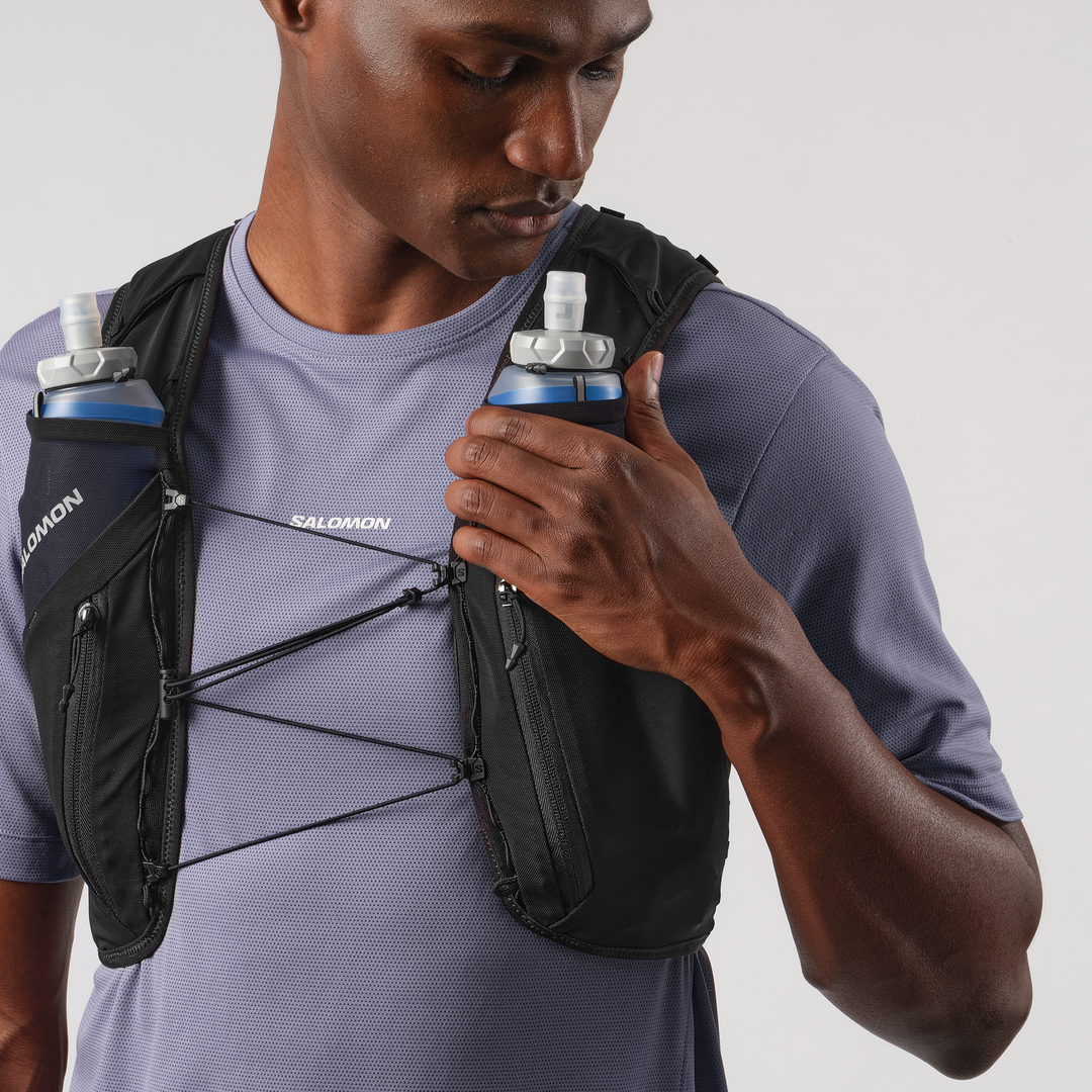 Salomon Unisex Adv Skin 12 Hydration Vest - Lightweight Running Backpack for Trail Runners & Hikers - Perfect for Long-Distance Running, Marathon Training & Outdoor Adventures