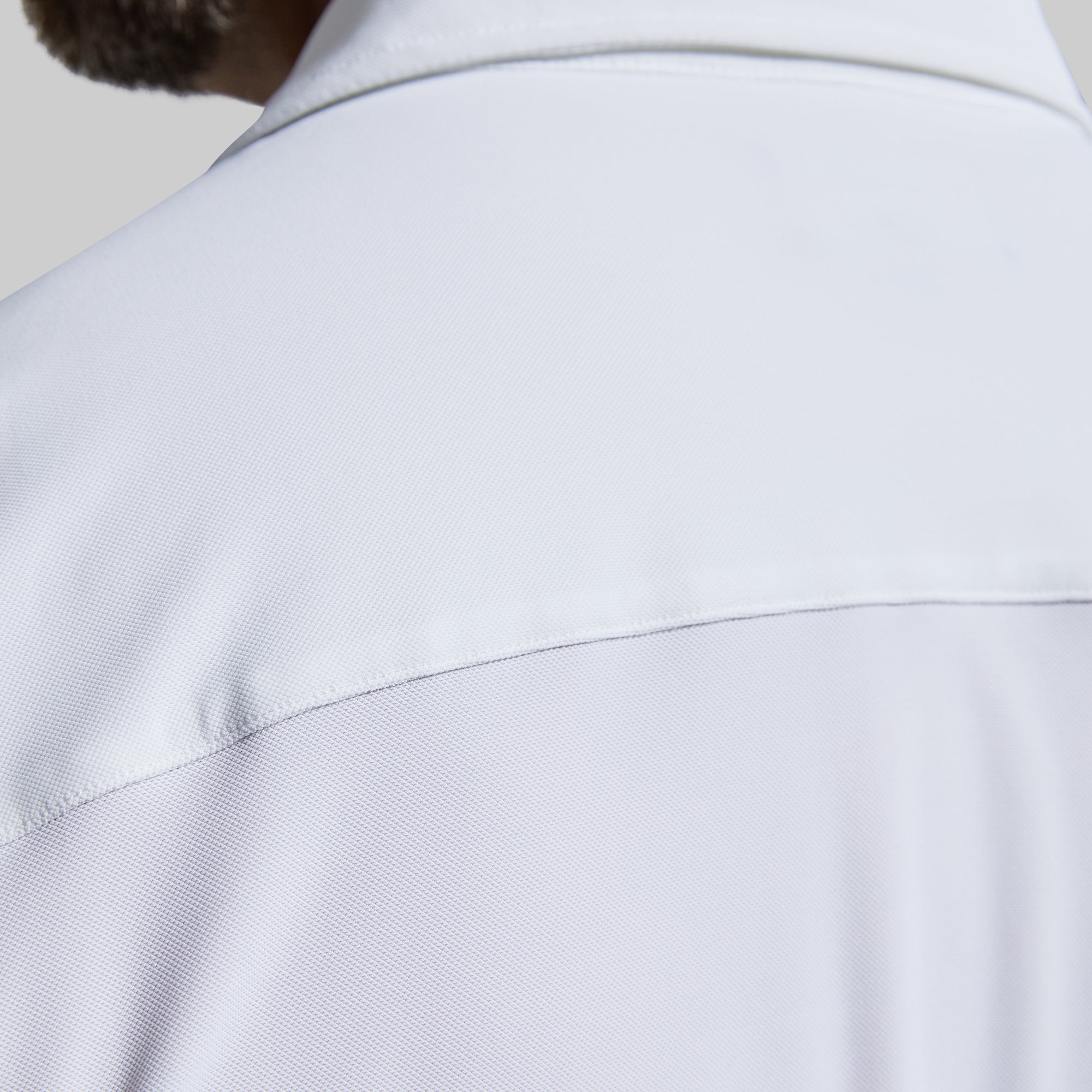 Men's Stylish White Long Sleeve Network T-Shirt - Comfortable Casual Wear for Work, Gym & Everyday Outfits
