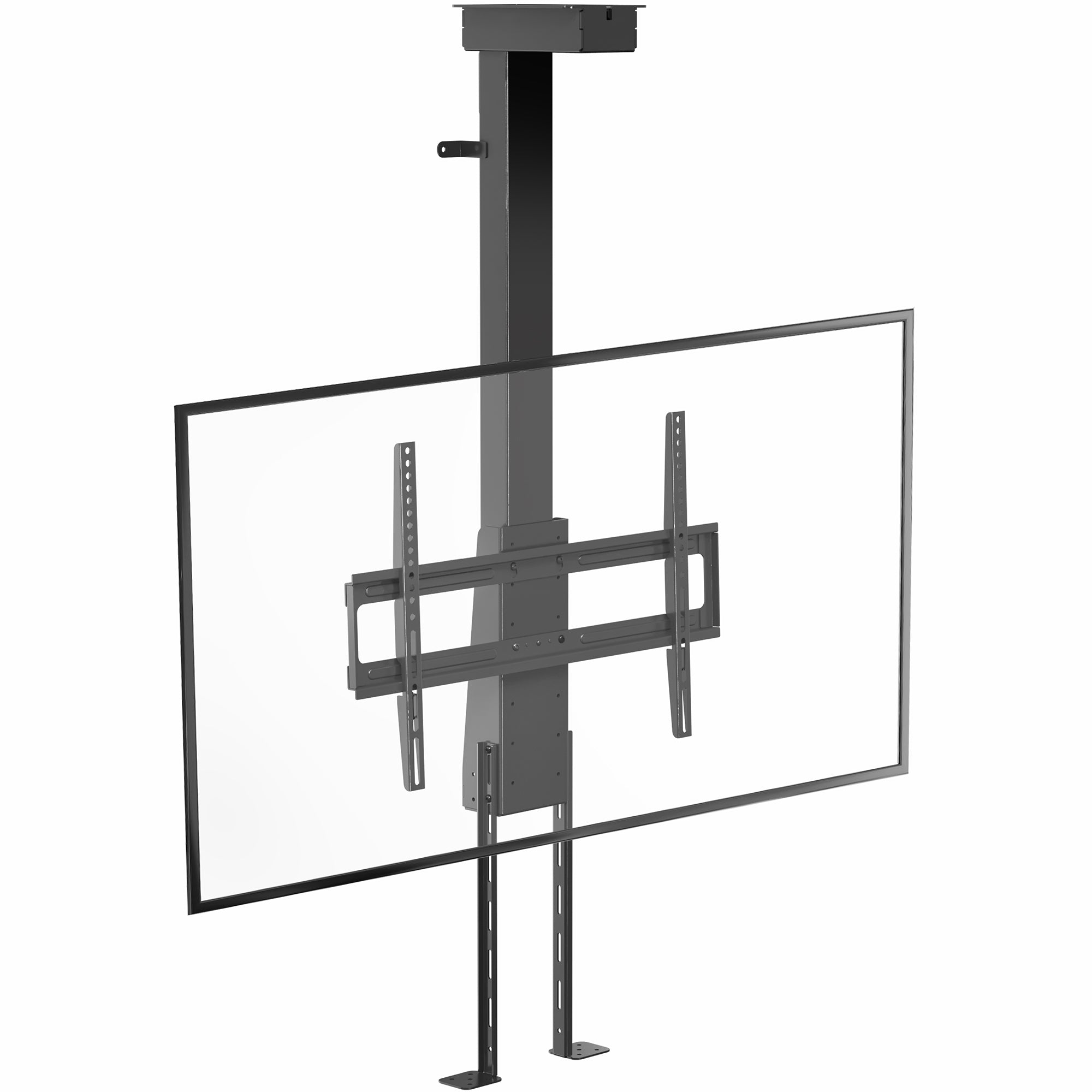 Motorized Large TV Mount with Remote Control - Extendable Full Motion Articulating Arm for 40-80 Inch Flat Screens - Perfect for Living Room, Bedroom & Home Theater Setup
