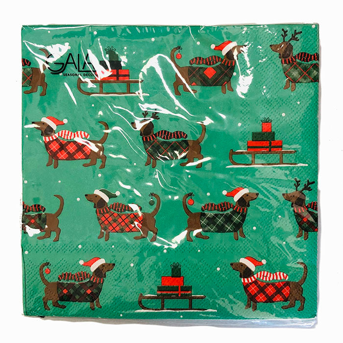 Premium Christmas Napkins - 20 Pack | Holiday Dinner Party, Festive Table Decor, Family Gathering Supplies