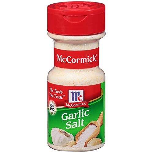 McCormick Garlic Salt 5.25 oz (Pack of 12) - Premium Seasoning Blend for Cooking, Grilling & Baking - Perfect for Meats, Vegetables & Homemade Recipes
