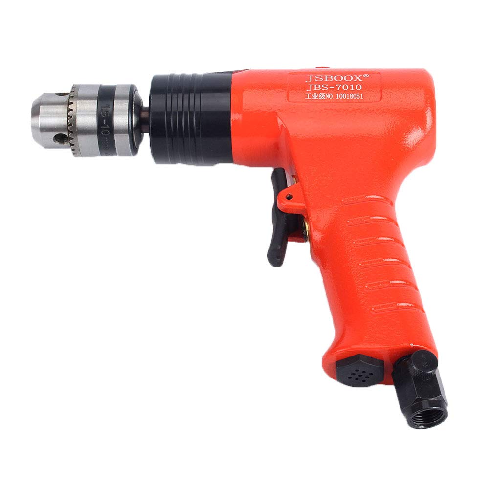 High-Speed SI FANG Cordless Pneumatic Air Drill Gun - 25mm Super Duty Reversible Metal Air Drill Tool for DIY, Construction & Automotive Repair