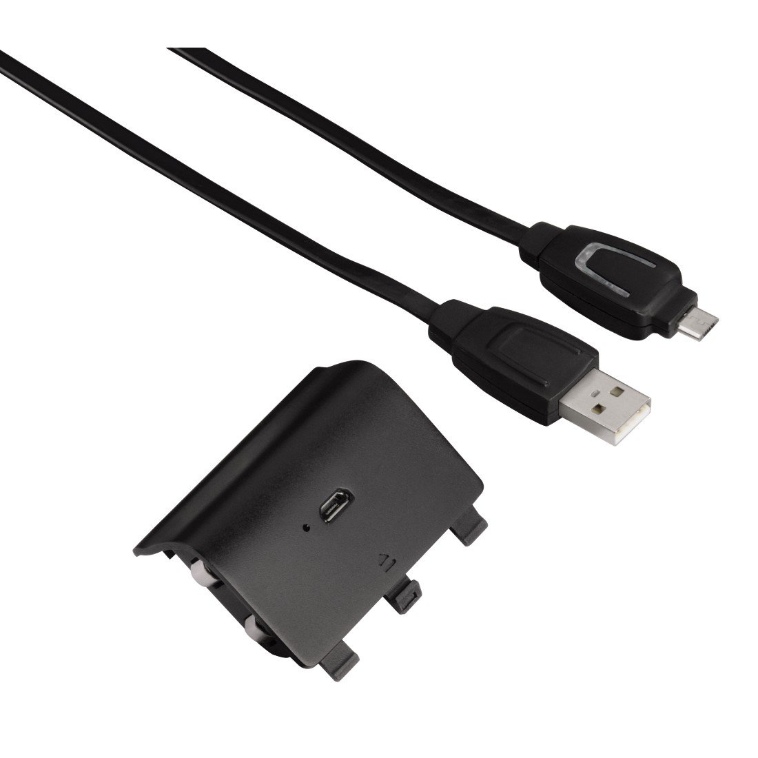 Xbox One Play and Charge Controller Kit by Hama - Rechargeable Battery Pack & USB Cable for Wireless Gaming - Perfect for Long Gaming Sessions at Home or On-the-Go