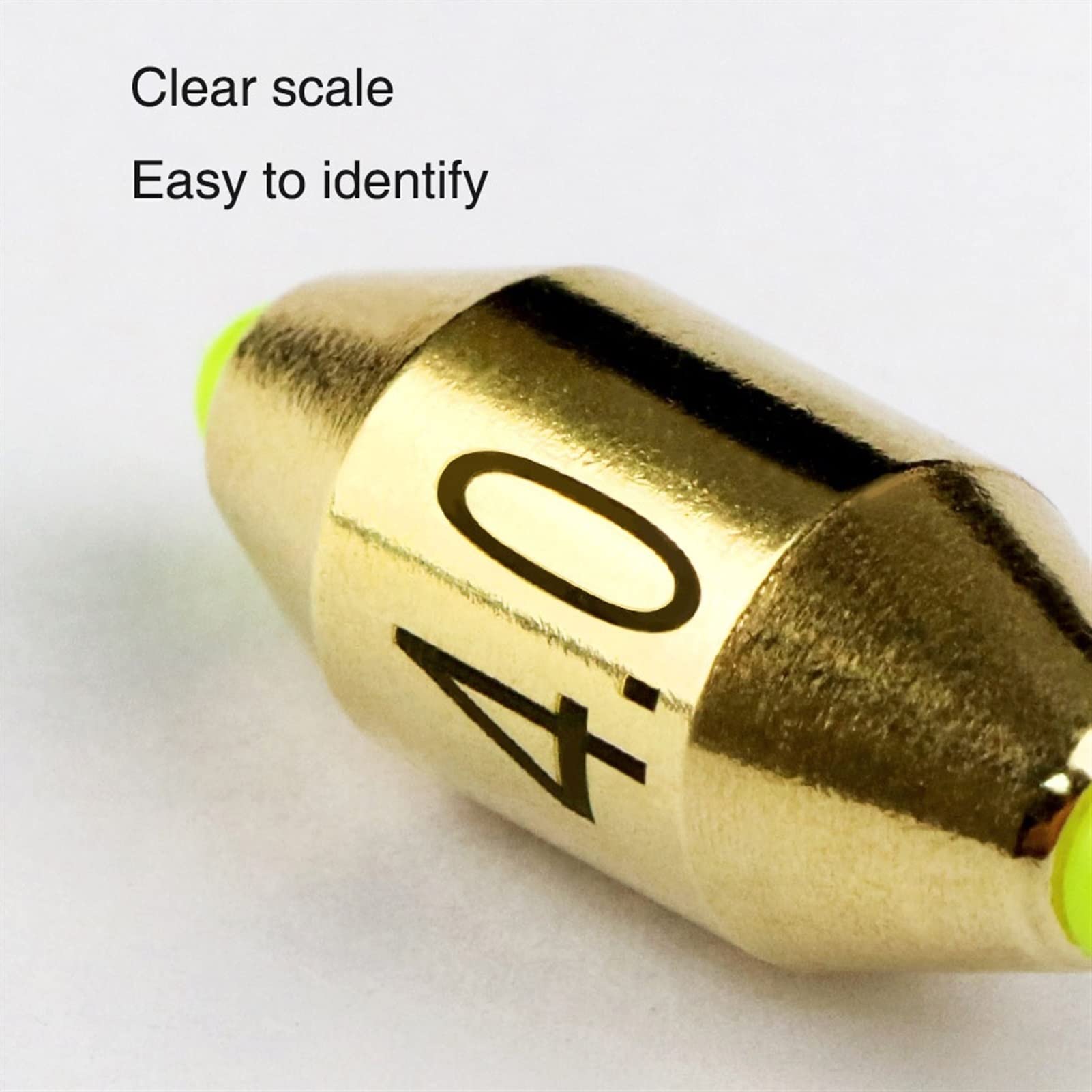 10Pcs Copper Fishing Sinkers with Weight Marks - Easy to Change Saltwater & Freshwater Sinker Weights for Sea Fishing, River Fishing, and Outdoor Angling (0.8# Size) - Perfect for Bass, Trout, and Catfish Fishing Trips