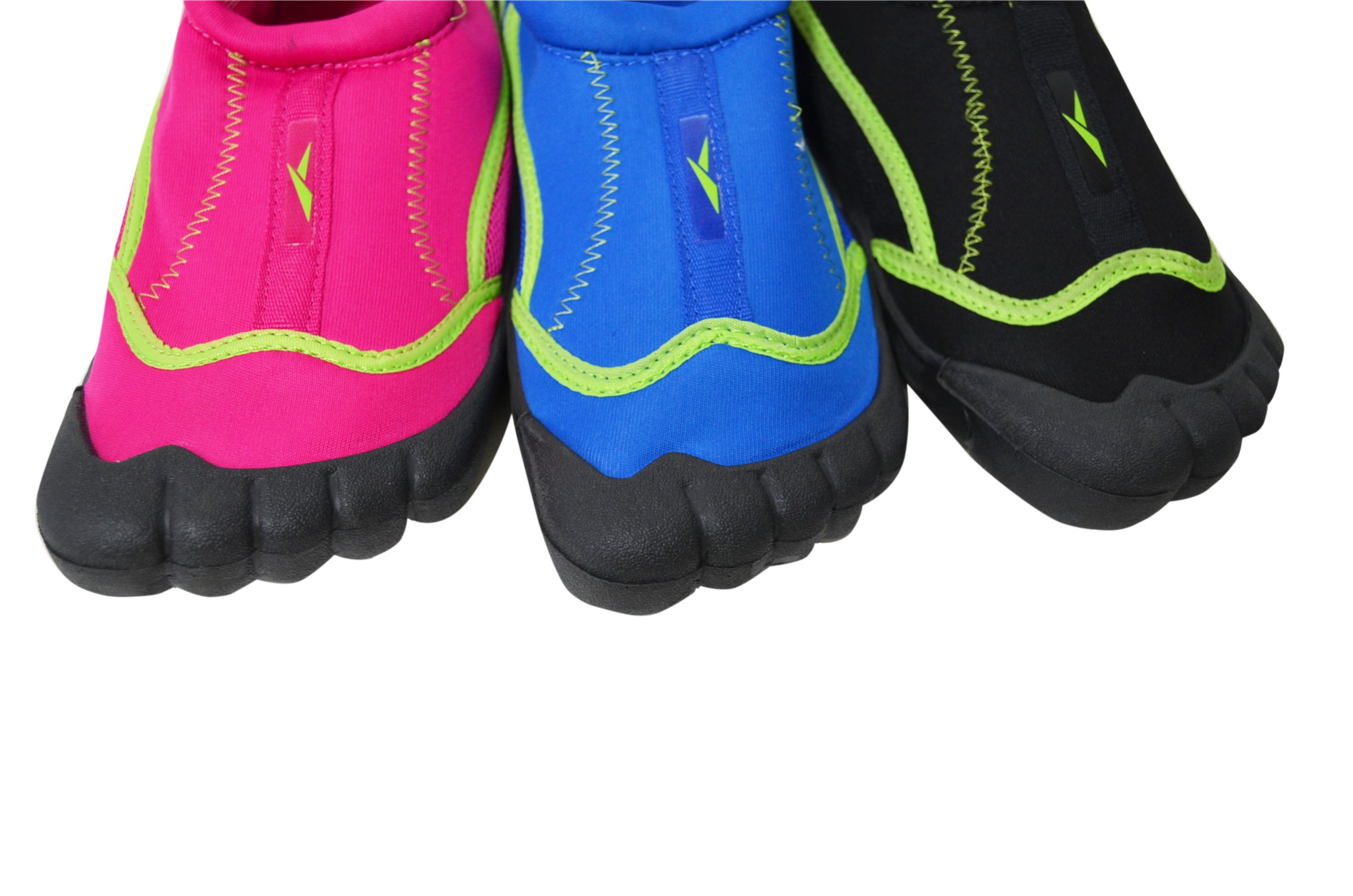 Women's Blue Aqua Shoes SC1121 for Snorkeling, Pool, Beach & Water Exercise | Size 5 M US | Perfect for Water Sports & Outdoor Adventures
