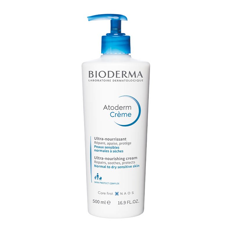 Bioderma Atoderm Ultra Nourishing Cream for Dry & Sensitive Skin - Intense Hydration & Repair - Perfect for Daily Face & Body Care - Ideal for Winter Skincare & Eczema Relief