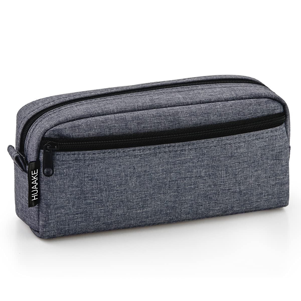 Large Capacity Pencil Pouch - Durable Zippered Pen Holder & Makeup Organizer for Students, College, High School Supplies & Office Use - Perfect for School, Work & Travel Organization