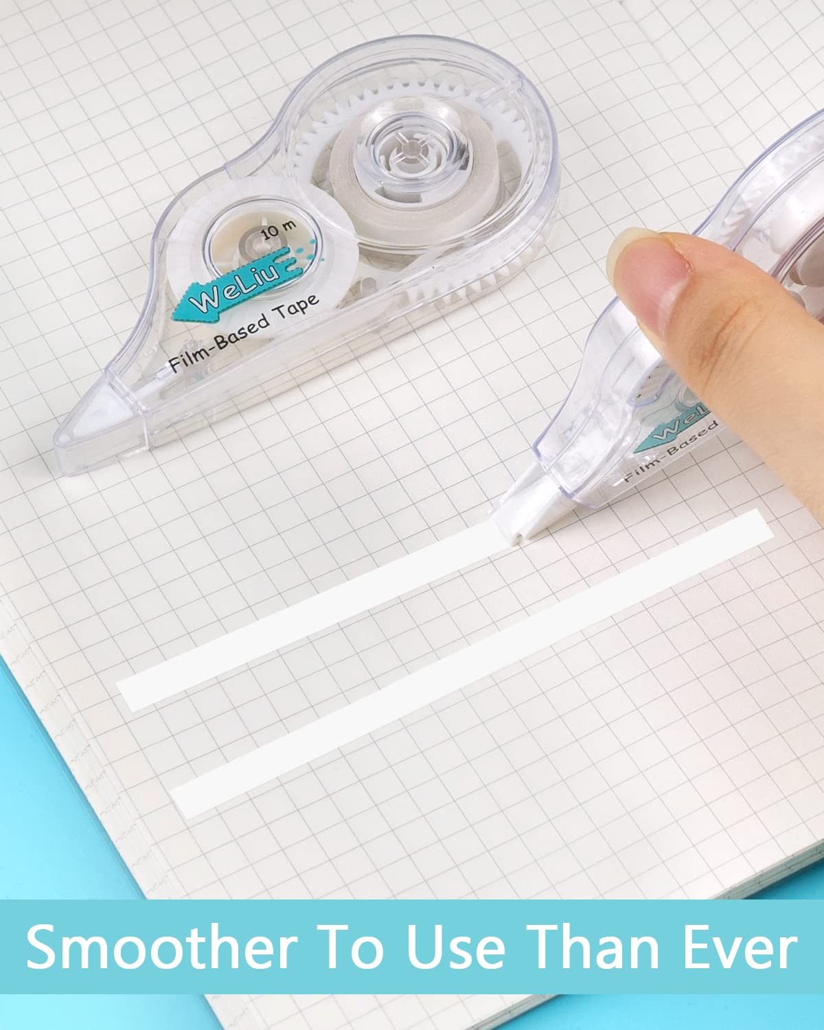 16-Pack White Correction Tape for Office & School - Quick & Clean Error Correction, Perfect for Documents, Homework & Notes