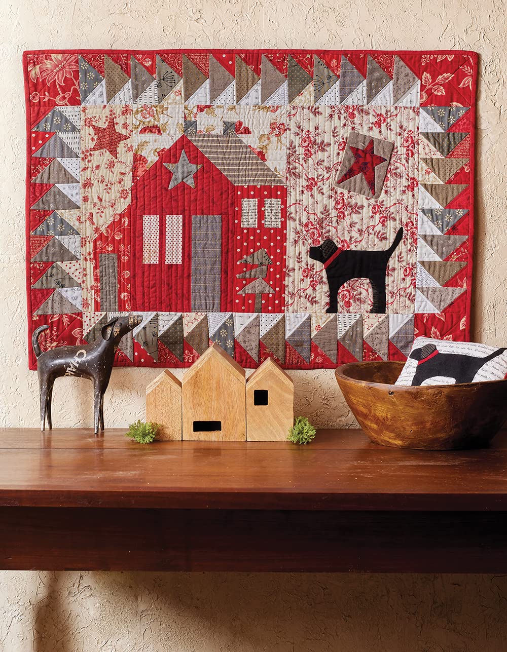 Scrappy Quilts & Mini Pillows - 11 Quilt Designs for Home Decor